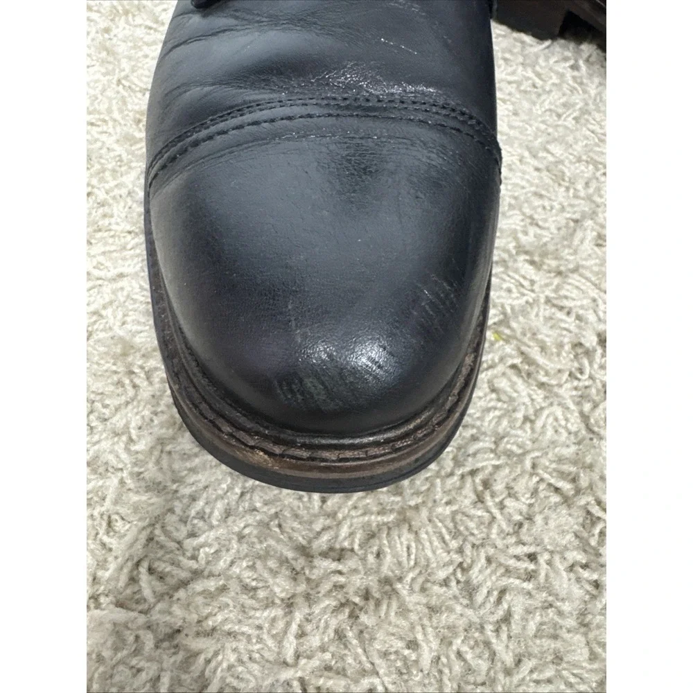 Johnston & Murphy XC Flex Sheepskin Leather Side Zip Lace Up Ankle Boots Mens 10